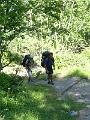 Don and Hamish on trek to Cheserys